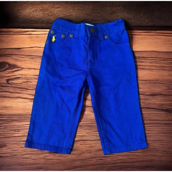 RALPH LAUREN Baby Blue Jeans Size 9 Months - Picture 1 of 5
